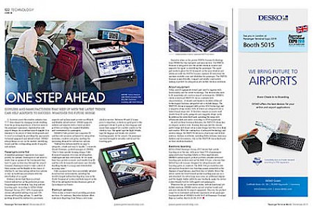 DESKO in der aktuellen Ausgabe der Passenger Terminal World - Annual Showcase Edition 2019