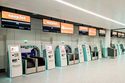 Bag drop at London Gatwick