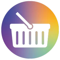 S&iacute;mbolo de comercio - cesta de la compra