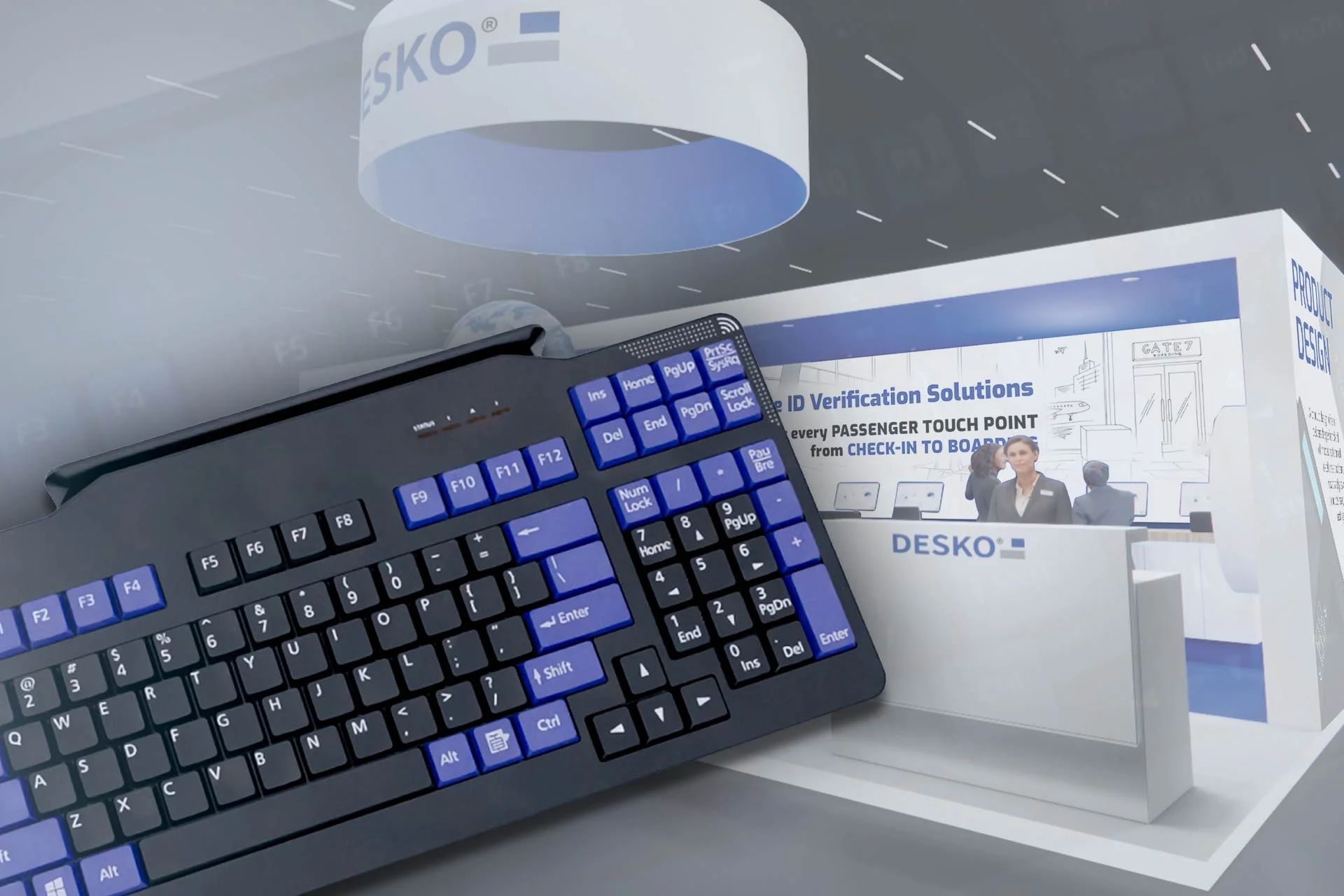 DESKO pr&eacute;sente sa nouvelle gamme de mat&eacute;riel au salon Passenger Terminal Expo de Londres - stand C189