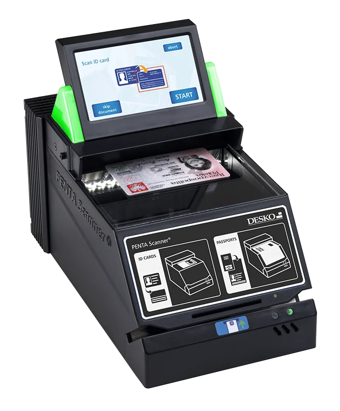 DESKO PENTA Scanner&reg; Self-Service