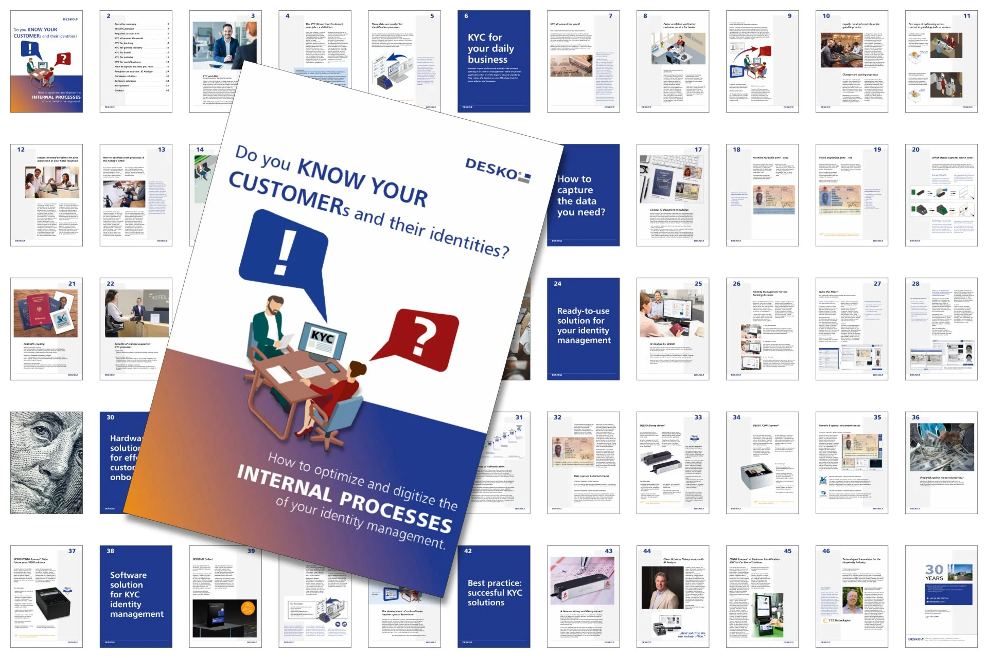 Demandez le livre blanc : 48 pages de savoir-faire concentr&eacute; sur le th&egrave;me "Know Your Customer" (KYC)