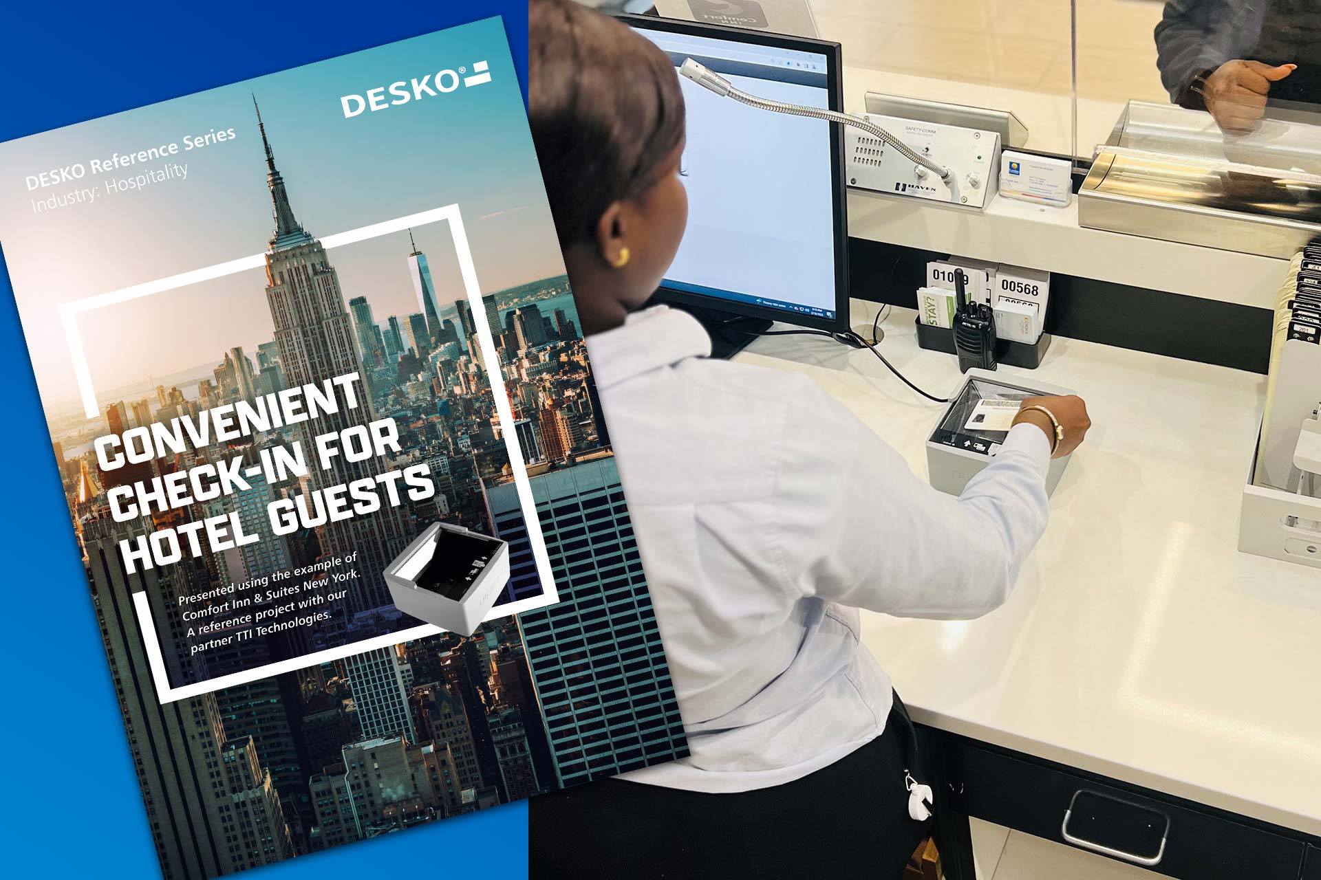 Go digital: DESKO und  TTI Technologies präsentieren digitale Lösung für den Hotel Check-in
